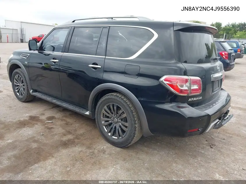 2018 Nissan Armada Platinum VIN: JN8AY2NC4J9556390 Lot: 45363737