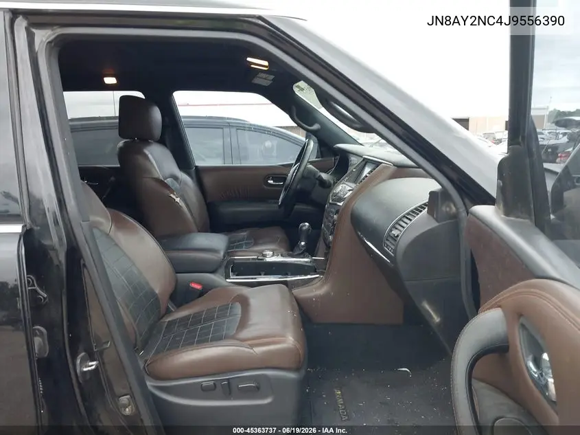 2018 Nissan Armada Platinum VIN: JN8AY2NC4J9556390 Lot: 45363737