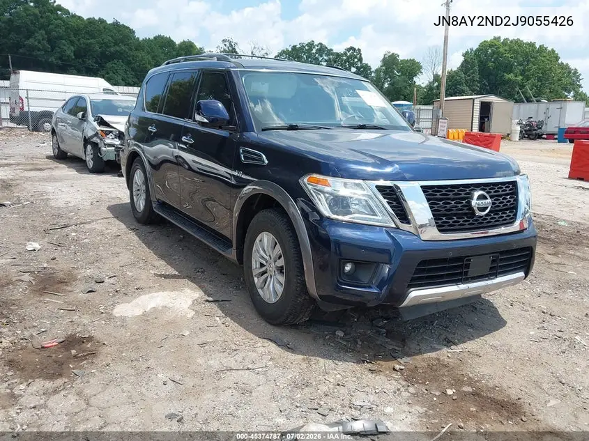 2018 Nissan Armada Sv VIN: JN8AY2ND2J9055426 Lot: 45374787