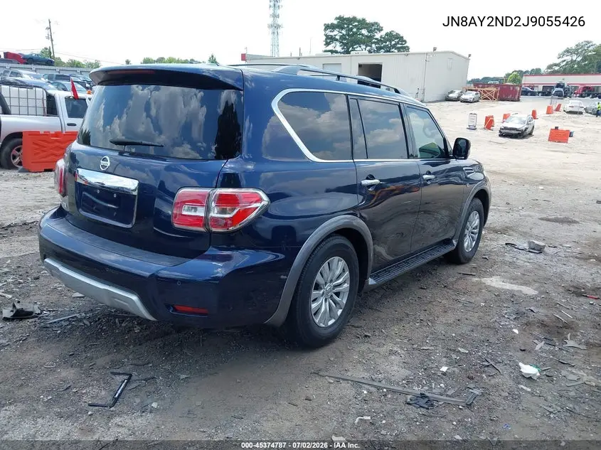 2018 Nissan Armada Sv VIN: JN8AY2ND2J9055426 Lot: 45374787
