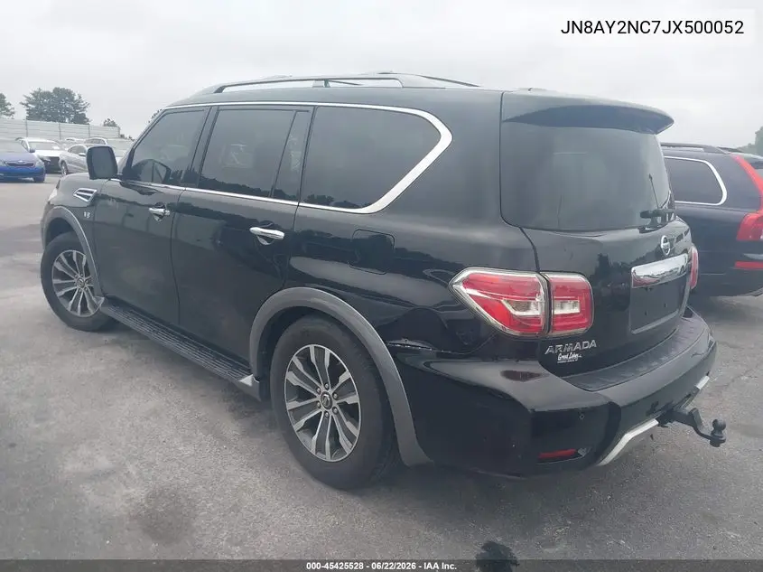 2018 Nissan Armada Sl VIN: JN8AY2NC7JX500052 Lot: 45425528