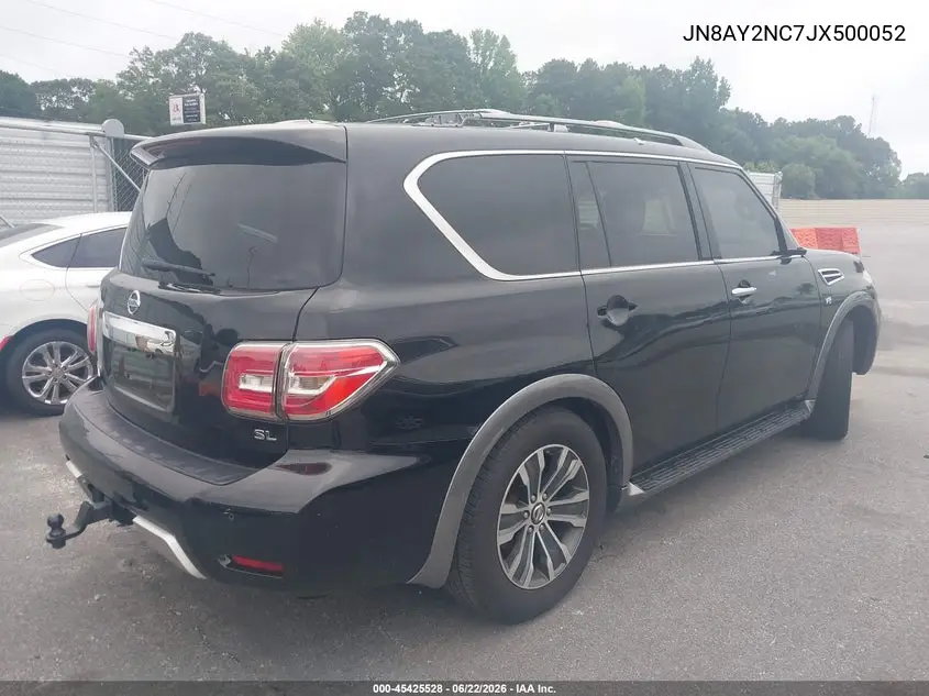 2018 Nissan Armada Sl VIN: JN8AY2NC7JX500052 Lot: 45425528