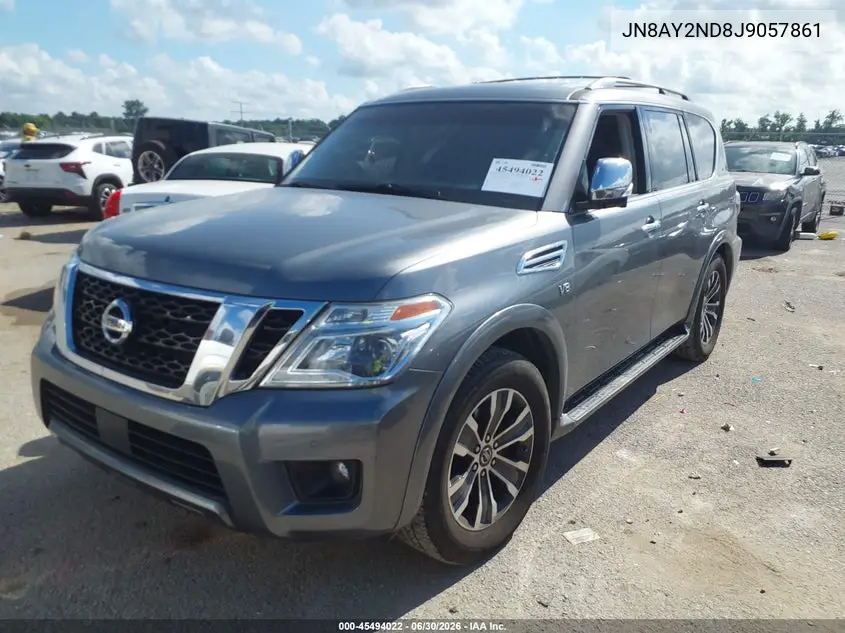 2018 Nissan Armada Sl VIN: JN8AY2ND8J9057861 Lot: 45494022
