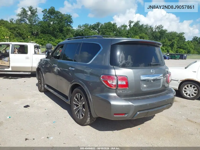 2018 Nissan Armada Sl VIN: JN8AY2ND8J9057861 Lot: 45494022