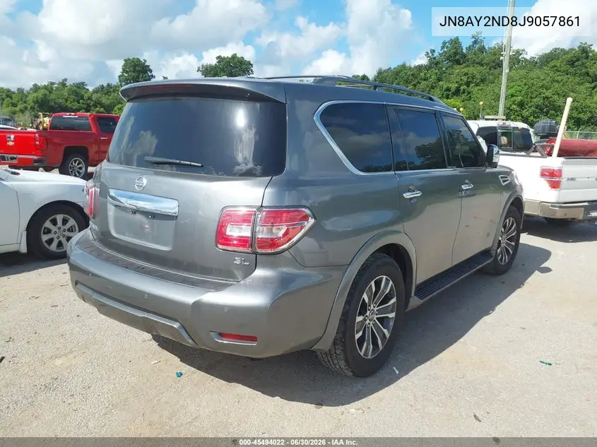 2018 Nissan Armada Sl VIN: JN8AY2ND8J9057861 Lot: 45494022
