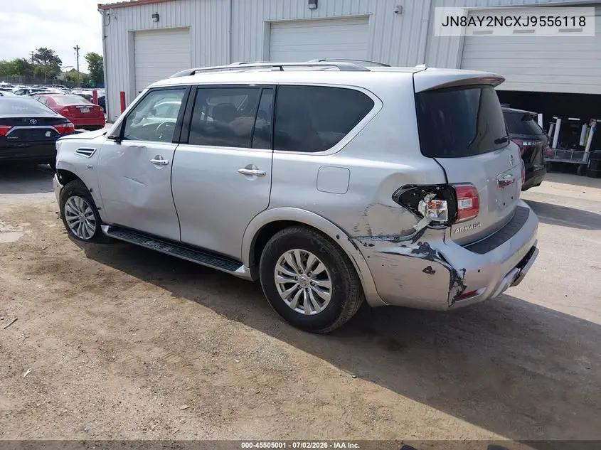 2018 Nissan Armada Sv VIN: JN8AY2NCXJ9556118 Lot: 45505001