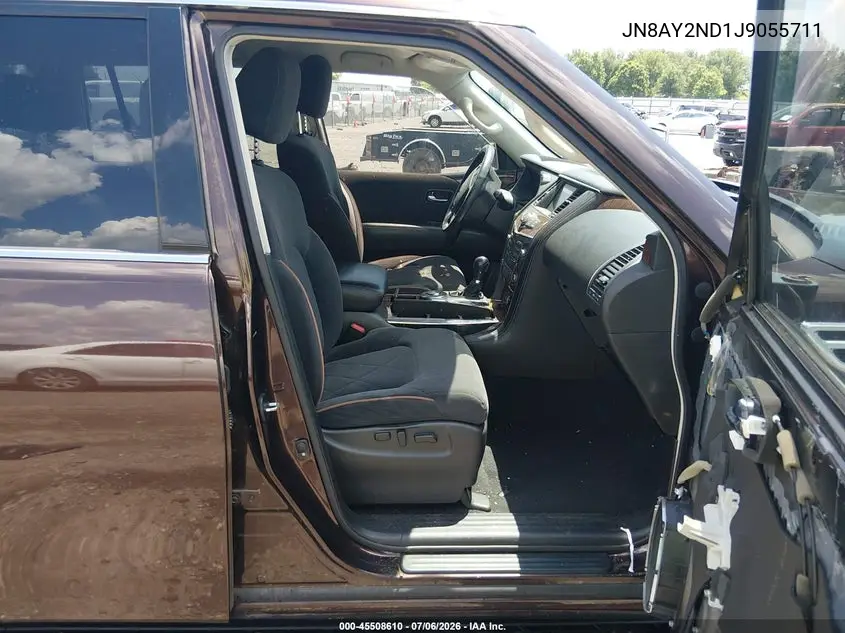 2018 Nissan Armada Sv VIN: JN8AY2ND1J9055711 Lot: 45508610