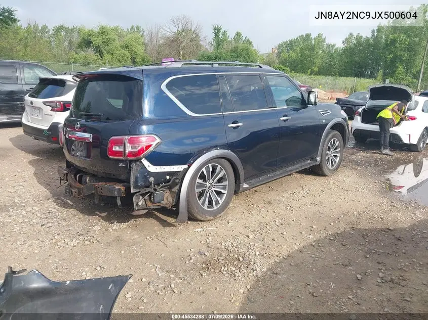 2018 Nissan Armada Sl VIN: JN8AY2NC9JX500604 Lot: 45534288