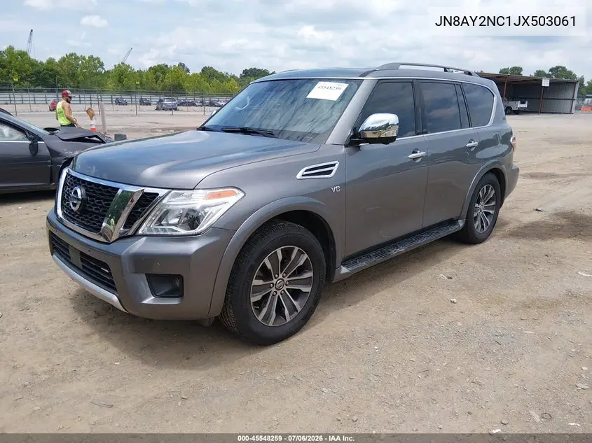 2018 Nissan Armada Sl VIN: JN8AY2NC1JX503061 Lot: 45548259