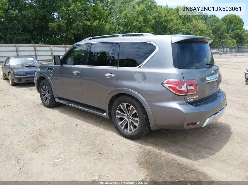 2018 Nissan Armada Sl VIN: JN8AY2NC1JX503061 Lot: 45548259