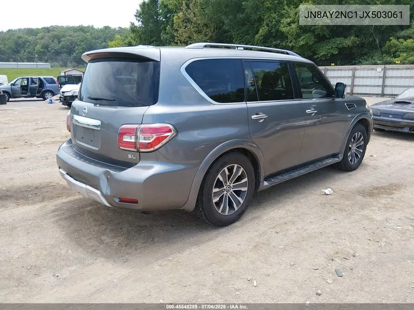 2018 Nissan Armada Sl VIN: JN8AY2NC1JX503061 Lot: 45548259