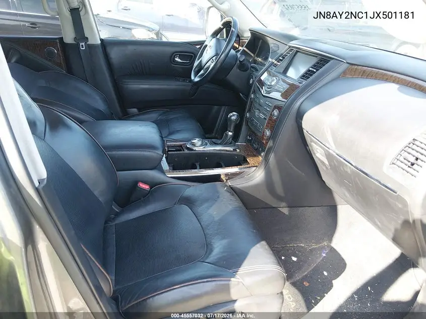 2018 Nissan Armada Platinum VIN: JN8AY2NC1JX501181 Lot: 45557032
