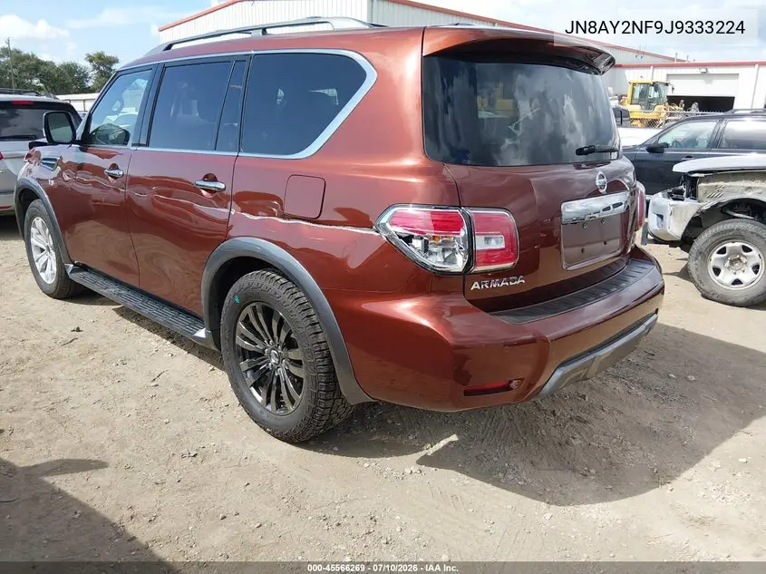 2018 Nissan Armada Platinum VIN: JN8AY2NF9J9333224 Lot: 45566269