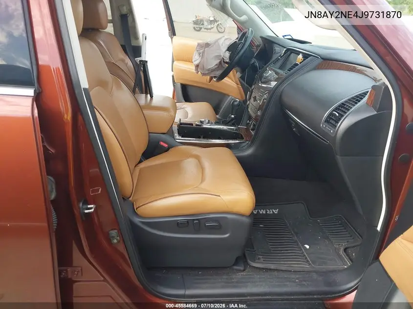 2018 Nissan Armada Platinum VIN: JN8AY2NE4J9731870 Lot: 45584669