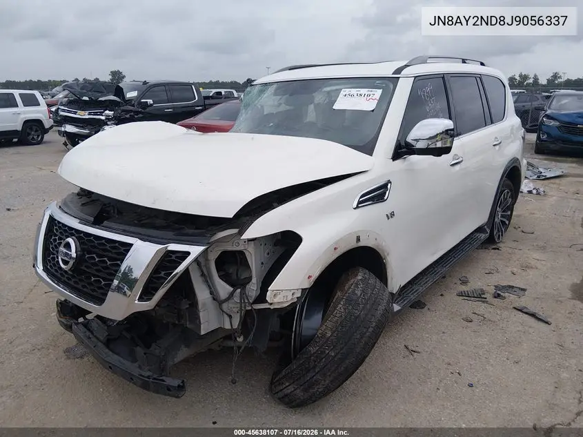 2018 Nissan Armada Sl VIN: JN8AY2ND8J9056337 Lot: 45638107