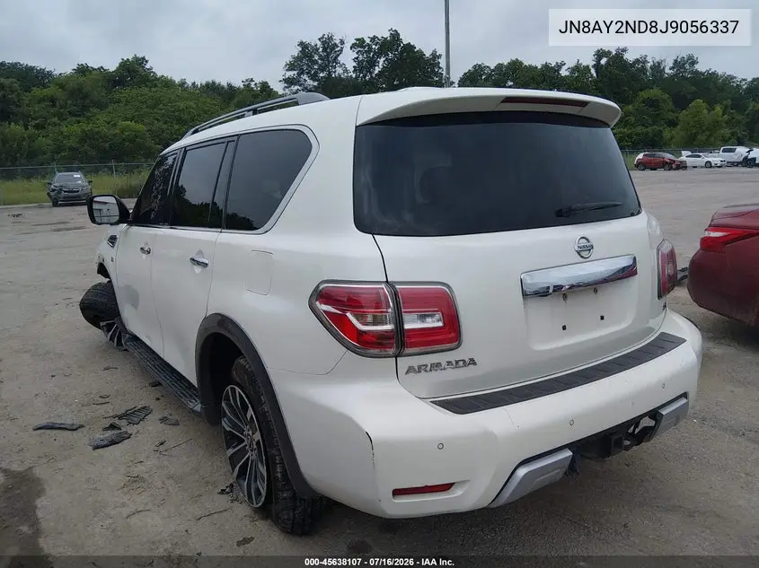 2018 Nissan Armada Sl VIN: JN8AY2ND8J9056337 Lot: 45638107