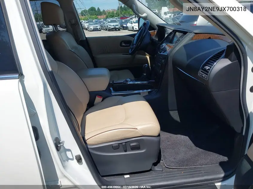 2018 Nissan Armada Platinum VIN: JN8AY2NE9JX700318 Lot: 45639664