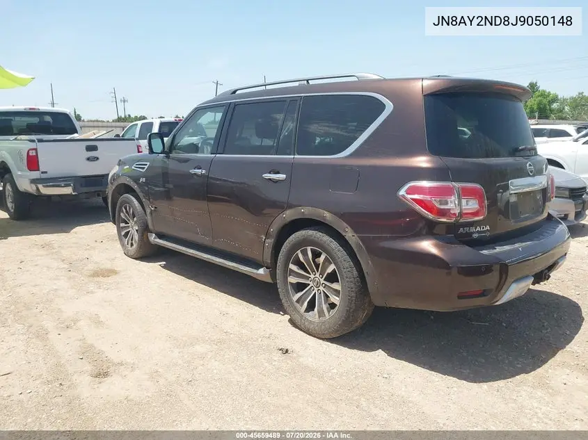 2018 Nissan Armada Sl VIN: JN8AY2ND8J9050148 Lot: 45659489