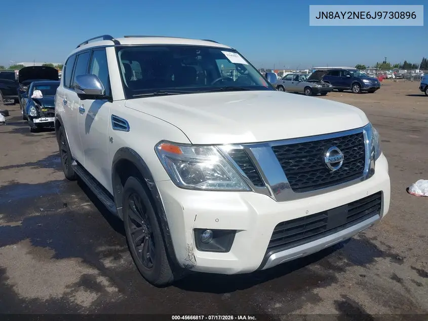 2018 Nissan Armada Platinum VIN: JN8AY2NE6J9730896 Lot: 45666817