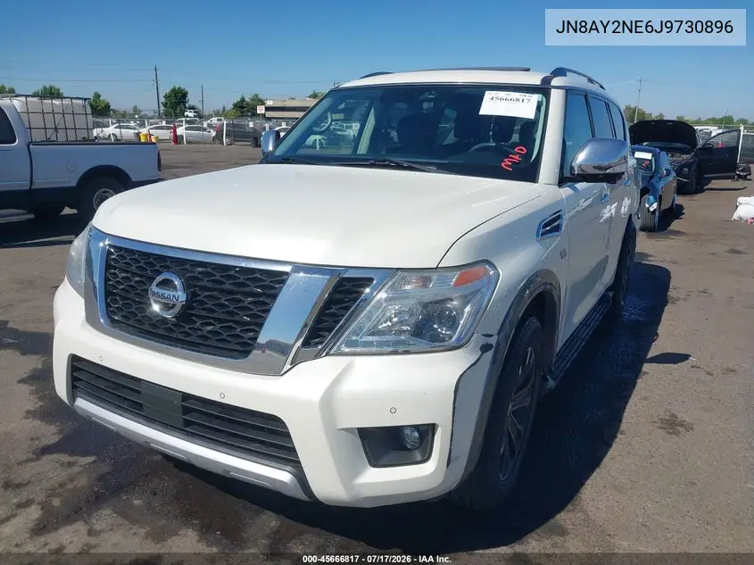 2018 Nissan Armada Platinum VIN: JN8AY2NE6J9730896 Lot: 45666817