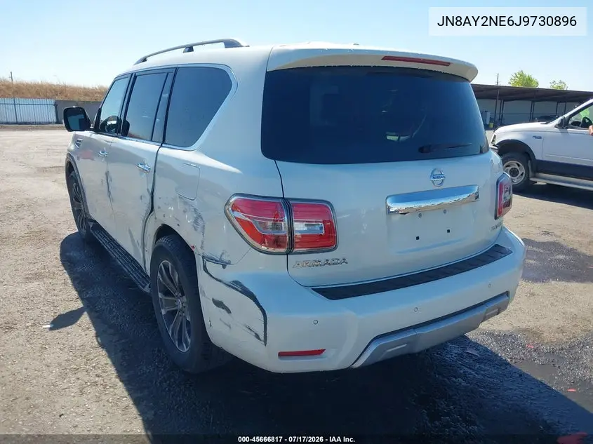 2018 Nissan Armada Platinum VIN: JN8AY2NE6J9730896 Lot: 45666817