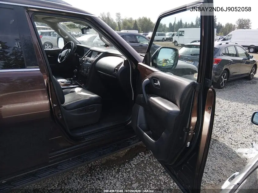 2018 Nissan Armada Sl VIN: JN8AY2ND6J9052058 Lot: 45673346