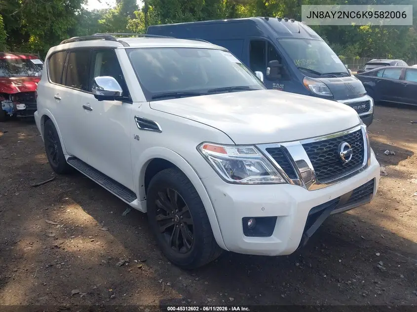 2019 Nissan Armada Platinum VIN: JN8AY2NC6K9582006 Lot: 45312602