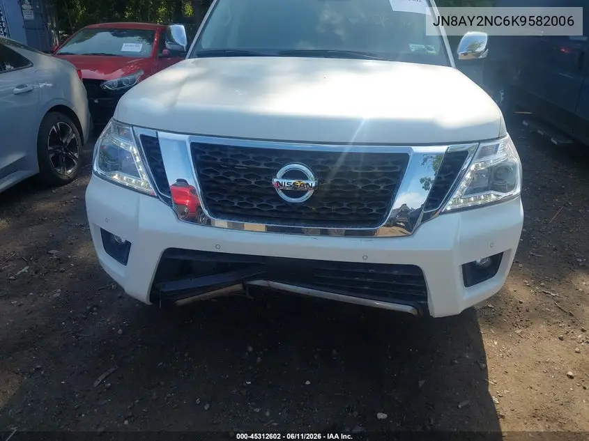 2019 Nissan Armada Platinum VIN: JN8AY2NC6K9582006 Lot: 45312602