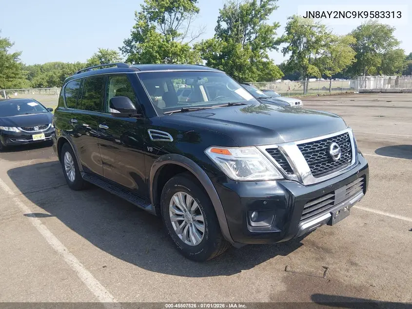 2019 Nissan Armada Sv VIN: JN8AY2NC9K9583313 Lot: 45507526