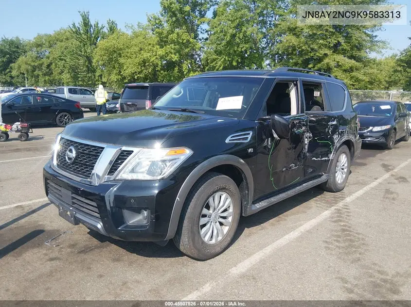 2019 Nissan Armada Sv VIN: JN8AY2NC9K9583313 Lot: 45507526