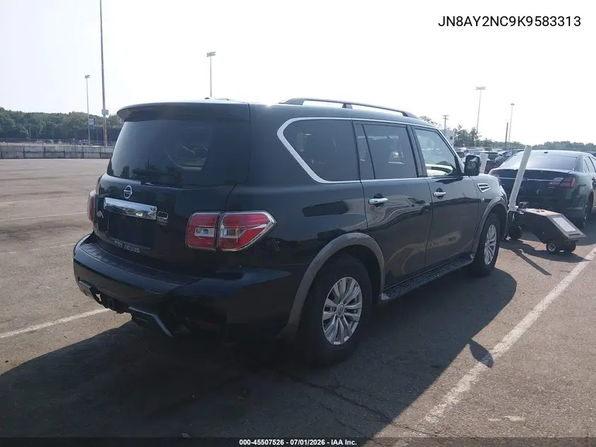 2019 Nissan Armada Sv VIN: JN8AY2NC9K9583313 Lot: 45507526