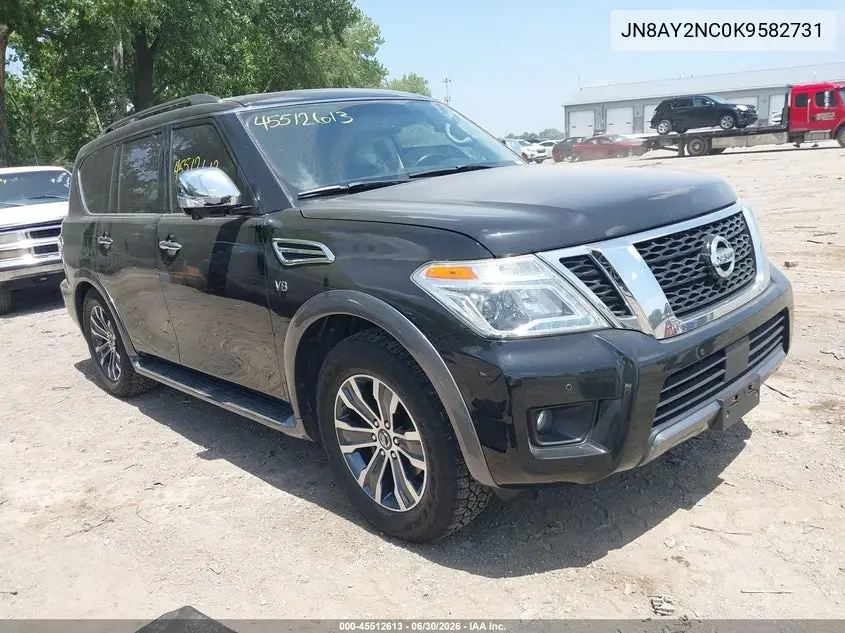 2019 Nissan Armada Sl VIN: JN8AY2NC0K9582731 Lot: 45512613