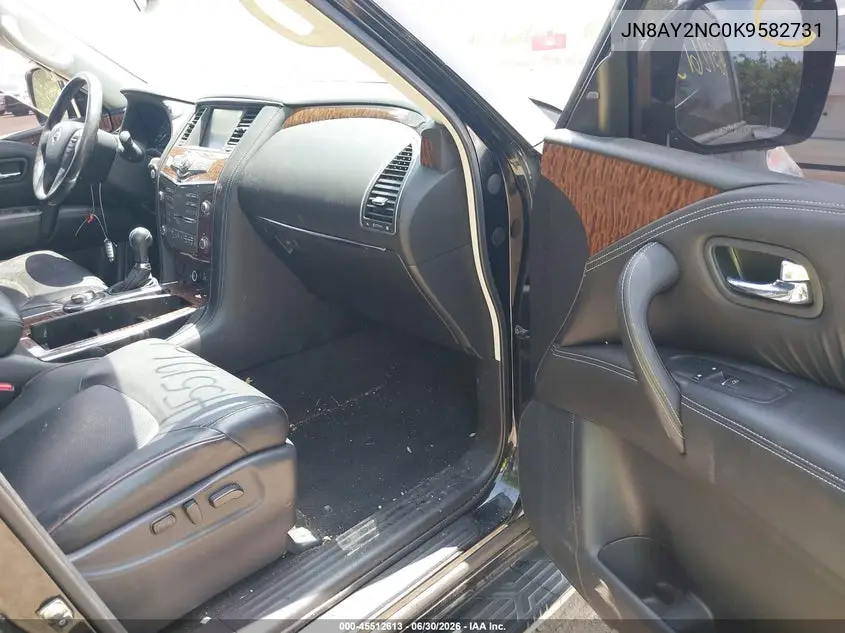 2019 Nissan Armada Sl VIN: JN8AY2NC0K9582731 Lot: 45512613
