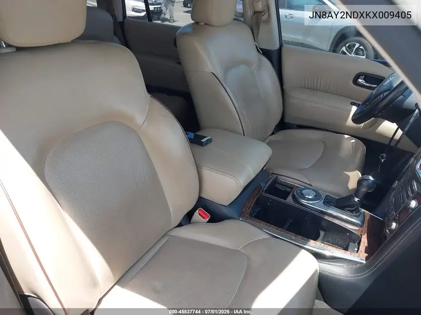 2019 Nissan Armada Sl VIN: JN8AY2NDXKX009405 Lot: 45537744