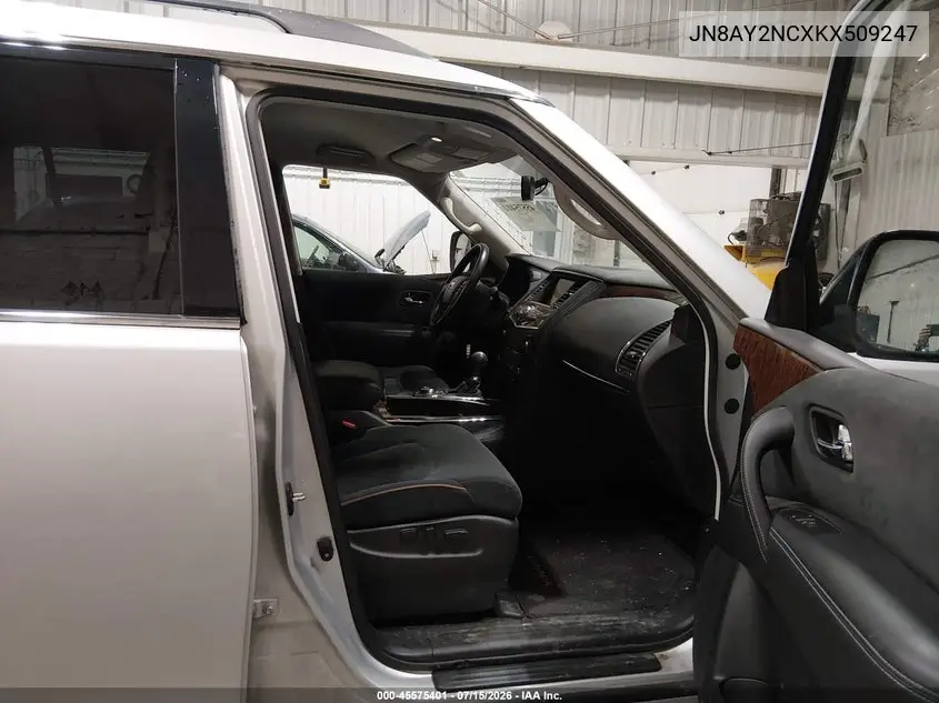 2019 Nissan Armada Sv VIN: JN8AY2NCXKX509247 Lot: 45575401