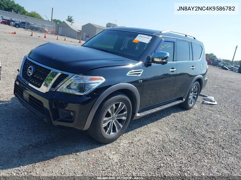 2019 Nissan Armada Sl VIN: JN8AY2NC4K9586782 Lot: 45614320