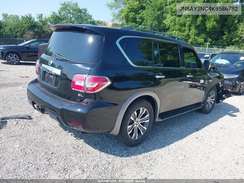 2019 Nissan Armada Sl VIN: JN8AY2NC4K9586782 Lot: 45614320