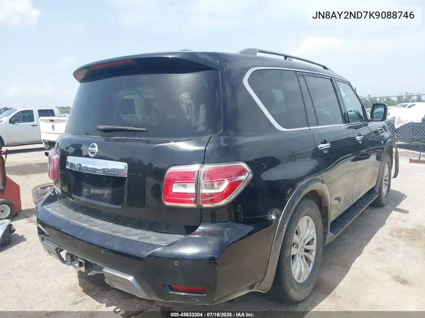 2019 Nissan Armada Sv VIN: JN8AY2ND7K9088746 Lot: 45633304