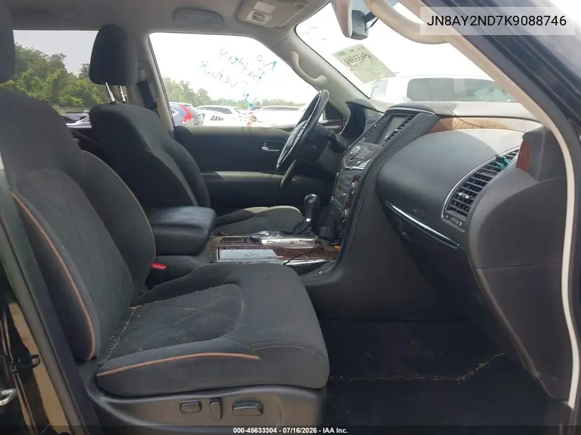 2019 Nissan Armada Sv VIN: JN8AY2ND7K9088746 Lot: 45633304