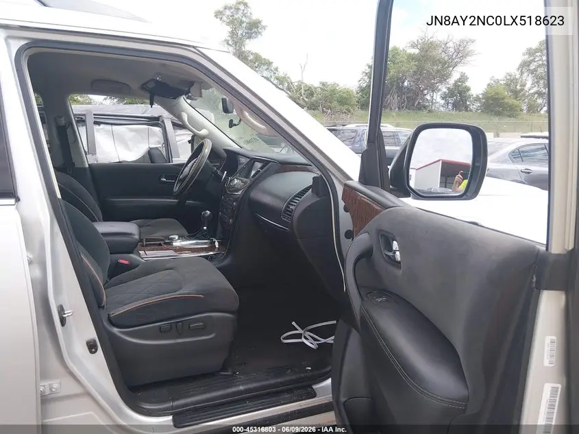 2020 Nissan Armada Sv 4Wd VIN: JN8AY2NC0LX518623 Lot: 45316803