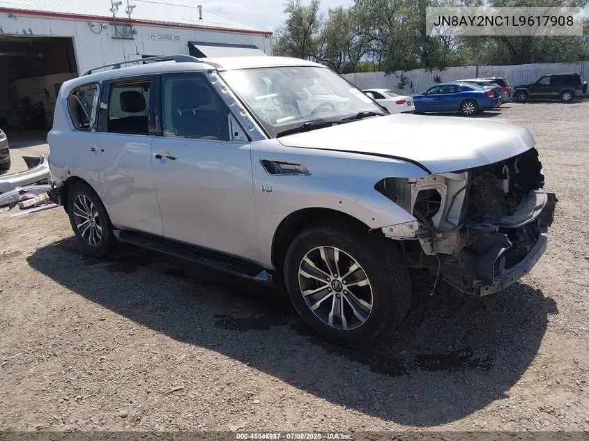 2020 Nissan Armada Sl 4Wd VIN: JN8AY2NC1L9617908 Lot: 45546987