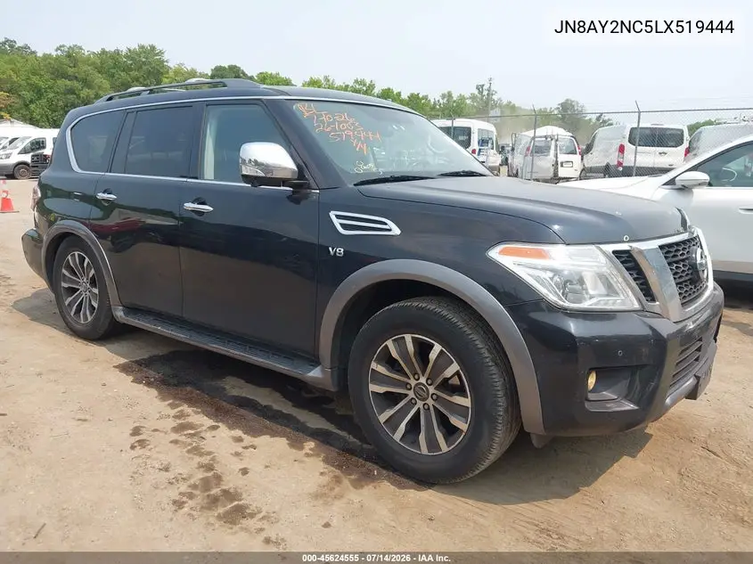 2020 Nissan Armada Sl 4Wd VIN: JN8AY2NC5LX519444 Lot: 45624555