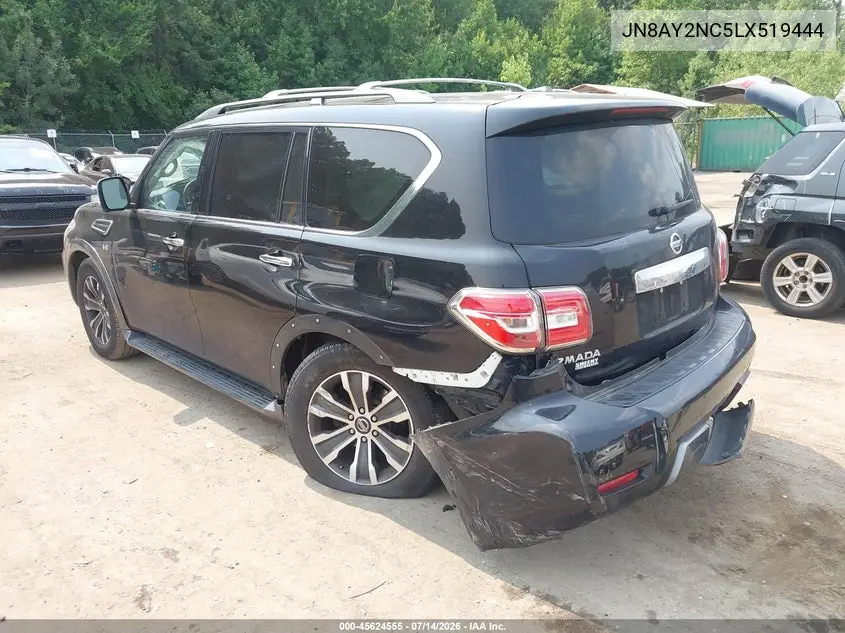 2020 Nissan Armada Sl 4Wd VIN: JN8AY2NC5LX519444 Lot: 45624555