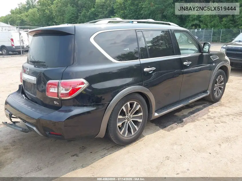2020 Nissan Armada Sl 4Wd VIN: JN8AY2NC5LX519444 Lot: 45624555