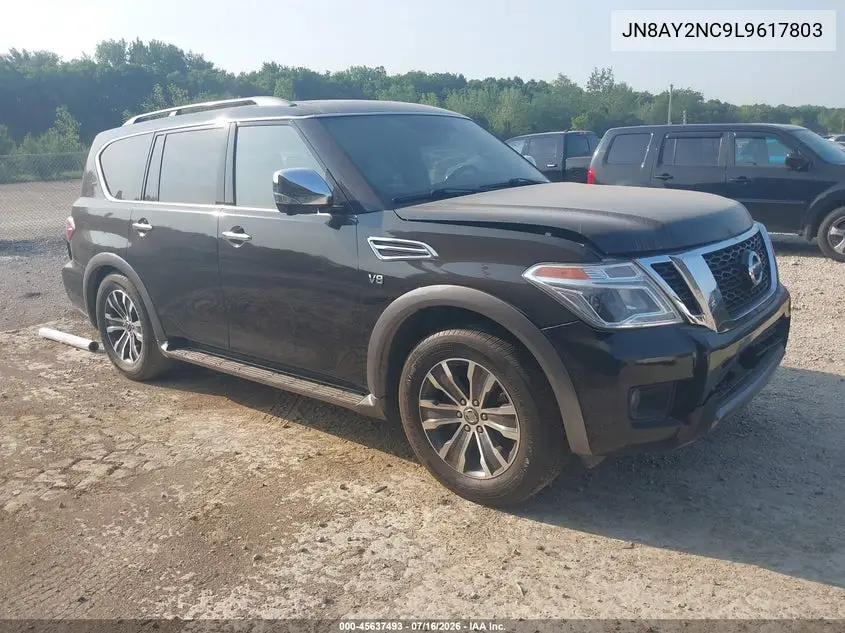 2020 Nissan Armada Sl 4Wd VIN: JN8AY2NC9L9617803 Lot: 45637493