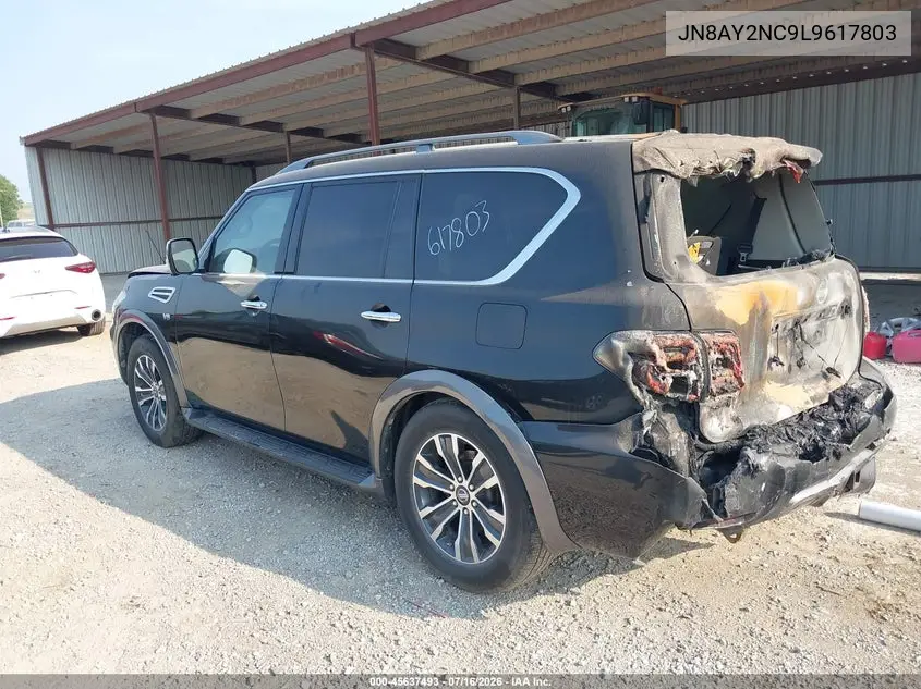 2020 Nissan Armada Sl 4Wd VIN: JN8AY2NC9L9617803 Lot: 45637493