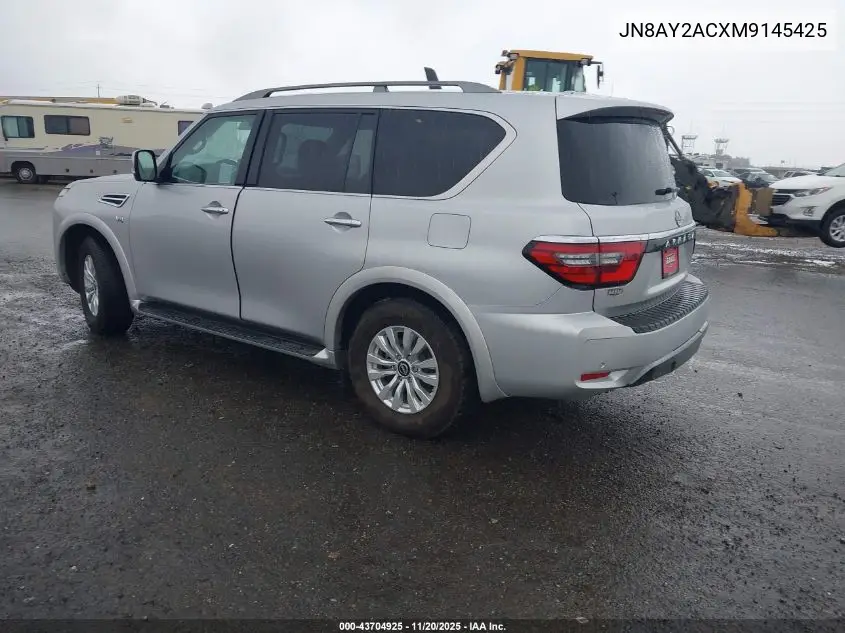 JN8AY2ACXM9145425 2021 Nissan Armada Sv 2Wd
