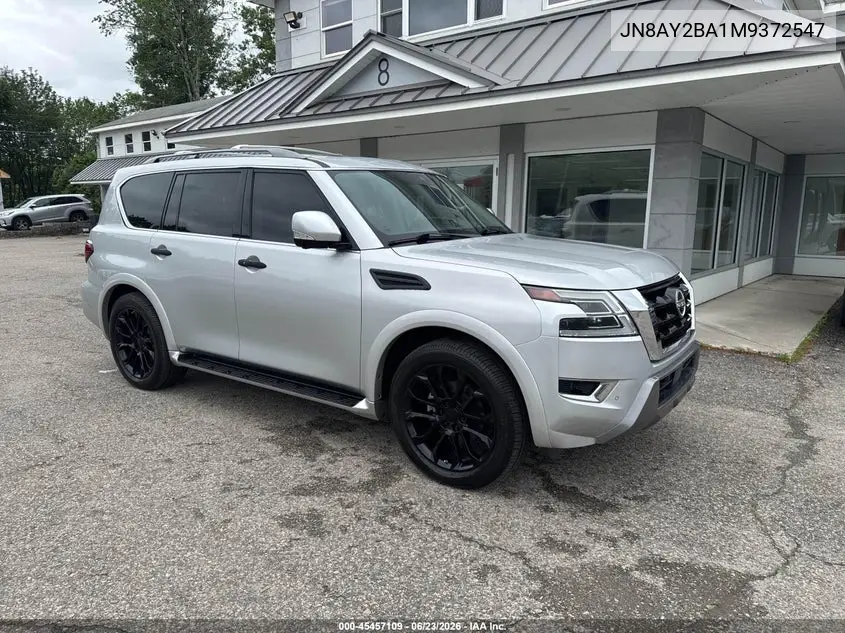 JN8AY2BA1M9372547 2021 Nissan Armada Sl