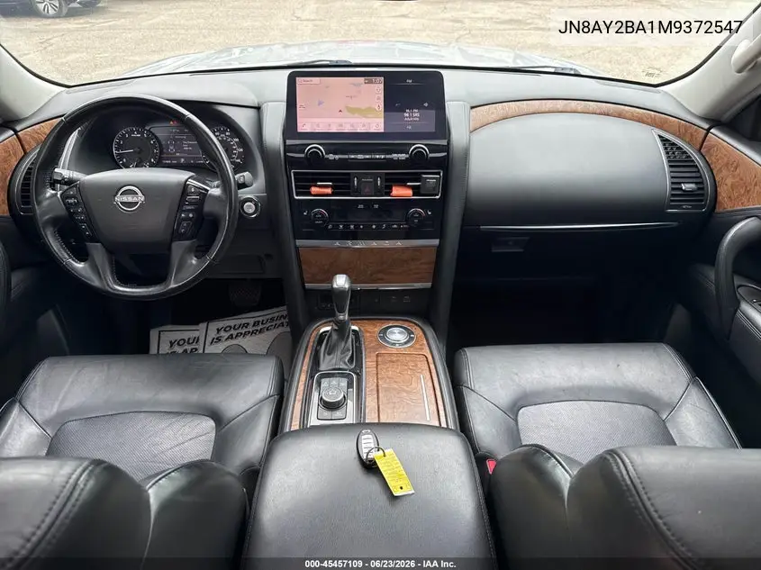 JN8AY2BA1M9372547 2021 Nissan Armada Sl