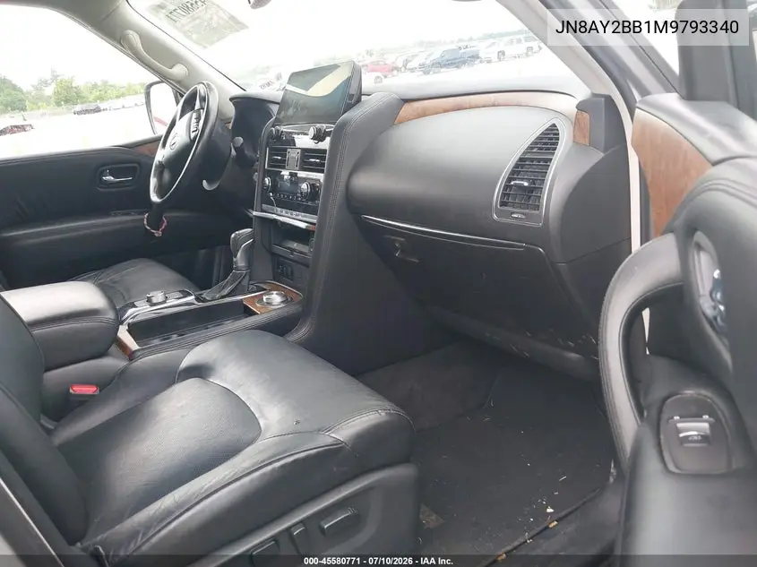 2021 Nissan Armada Sl 4Wd VIN: JN8AY2BB1M9793340 Lot: 45580771